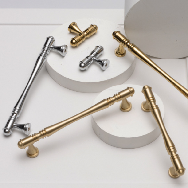 Dylanno Solid Brass Modern Kitchen Cabinet Hardware Pulls Handles