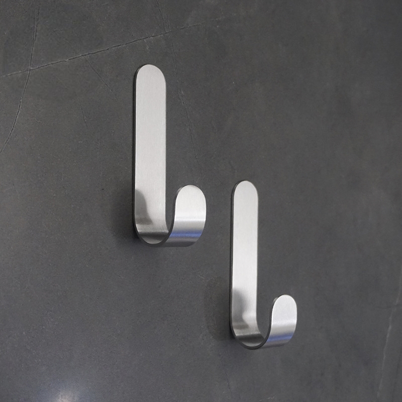 Dylanno Bathroom Self-Adhesive Aluminum Wall Storage Hooks