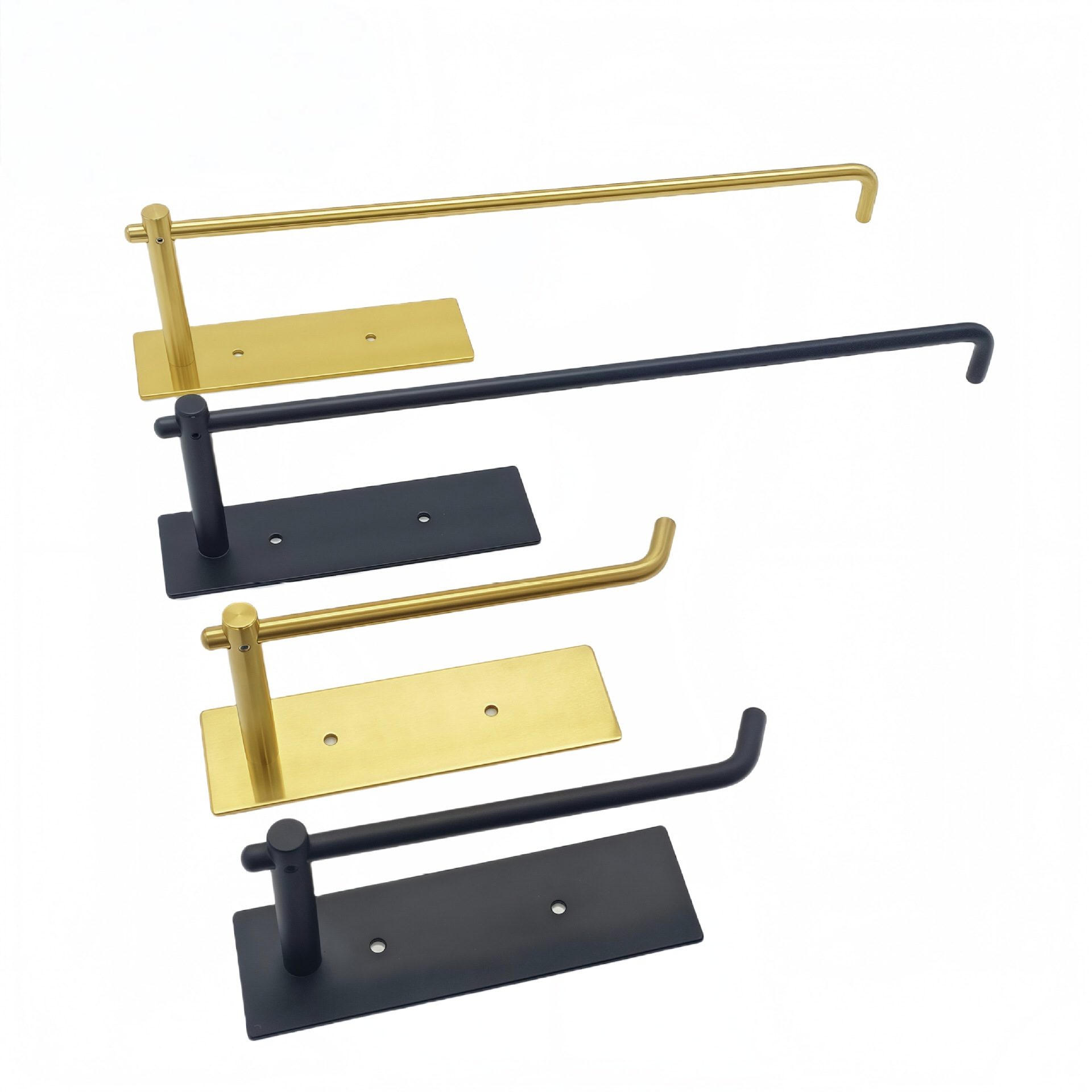 Dylanno Bathroom Self-Adhesive Stainless Steel Toilet Paper Holder 