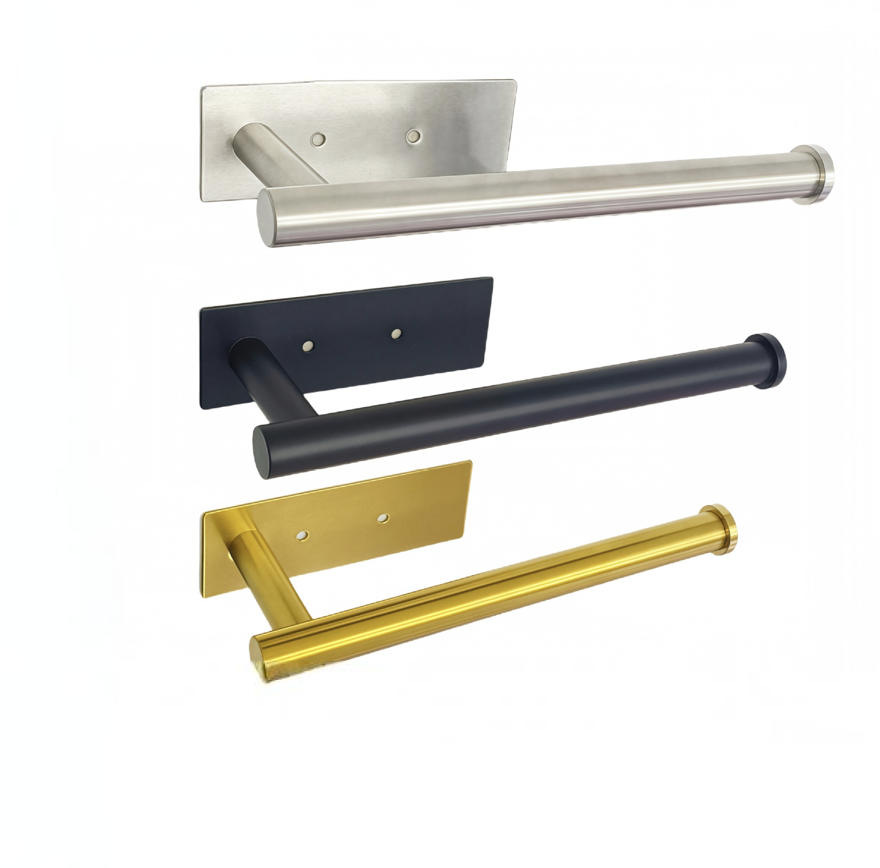 Dylanno Bathroom Self-Adhesive Stainless Steel Toilet Paper Holder  - 副本 - 副本