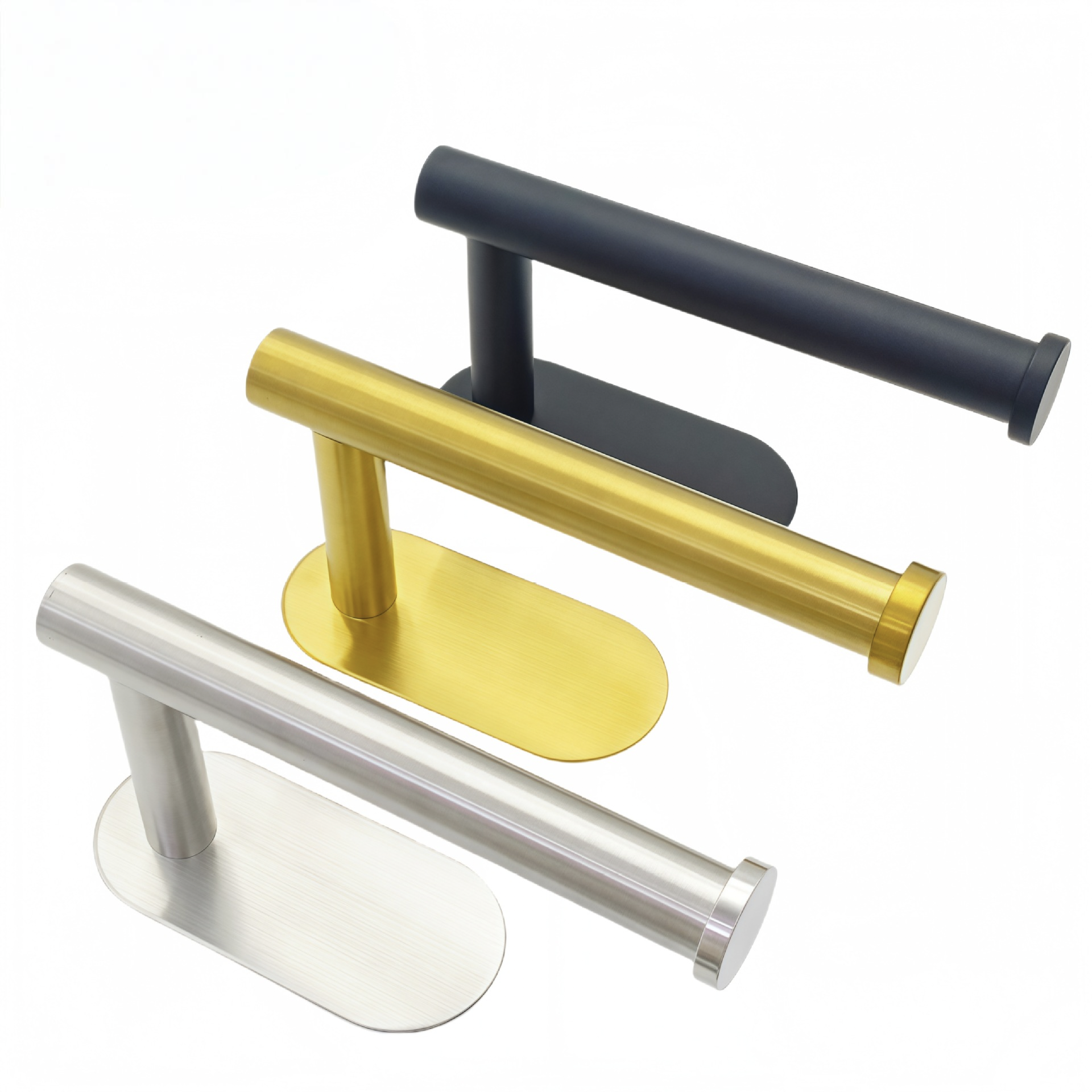 Dylanno Bathroom Self-Adhesive Stainless Steel Toilet Paper Holder  - 副本 - 副本 - 副本